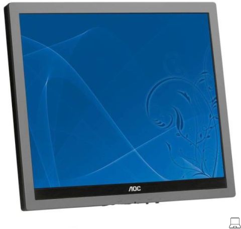 Aoc 919va2 - 19 inch - 1280x1024 - dvi - vga - zonder voet - zwart