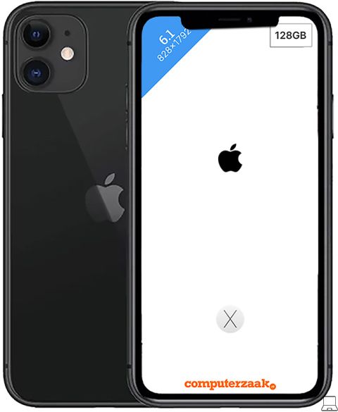 Apple iphone 11 128gb zwart