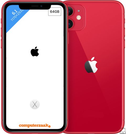 Apple iphone 11 64gb rood