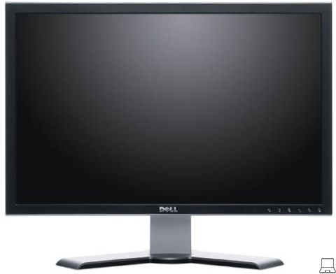 Dell g2410t - 24 inch - 1920x1080 - dvi - vga - zwart