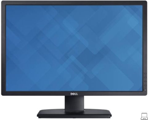 Dell u2412mc zwart - 24 inch - 1920x1200 - dp - dvi - vga - zwart