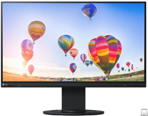 Eizo ev2450 - 24 inch - 1920x1080 - dp - dvi - hdmi - vga - zwart