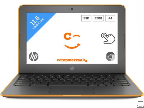 Hp chromebook 11a g6 ee oranje