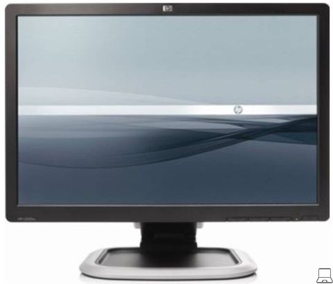 Hp l2245w - 22 inch - 1680x1050 - dvi - vga - zwart