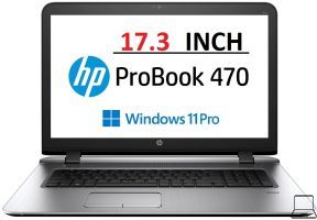 Hp probook 470 g3 | i5-6200 | 16gb | 256gb ssd | 17.3 inch | windows 11 pro | refurbished