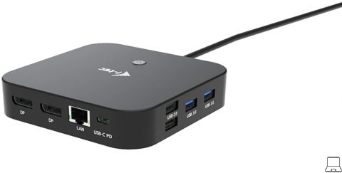 I-tec usb-c dual display dock