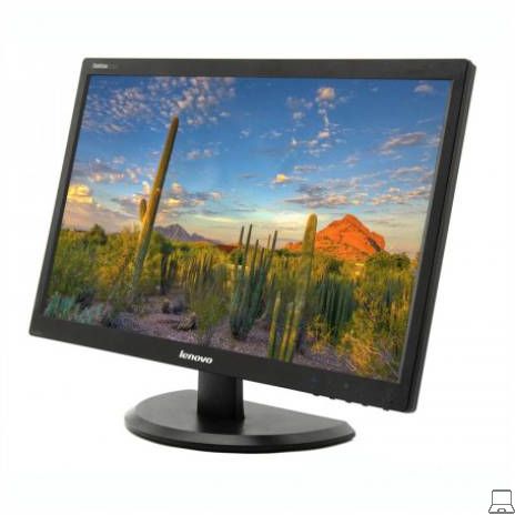 Lenovo e2323 - 23 inch - 1920x1080 - 2x dvi - vga - zwart