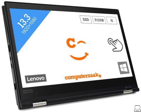 Lenovo thinkpad x380 yoga - beschadigd