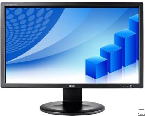 Lg e2210pm - 22 inch - 1680x1050 - dvi - vga - zwart