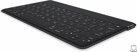 Logitech keys to go uk qwerty bluetooth keyboard black for ipad