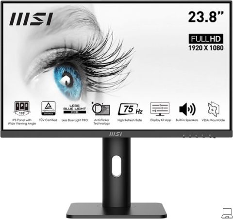 Msi pro mp243p zwart | 23.8