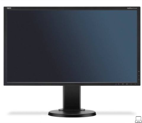 Nec e223w - 22 inch - 1680x1050 - dp - dvi - vga - zwart