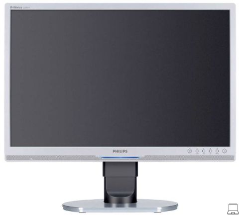 Philips 220bw9 zilver - 22 inch - 1680x1050 - dvi - vga - zilver